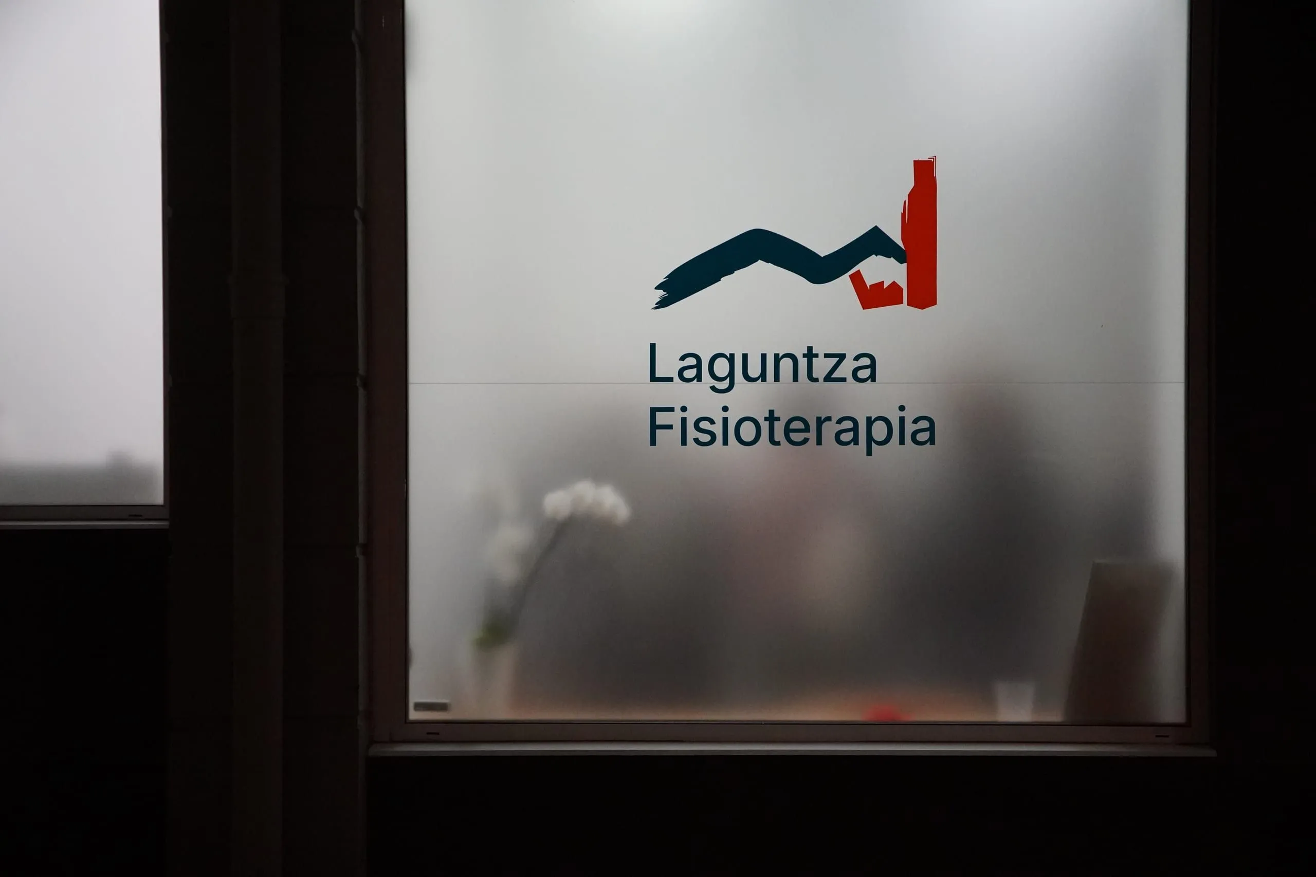Entrada de Laguntza Fisioterapia en Zubitxo Plaza, Urnieta